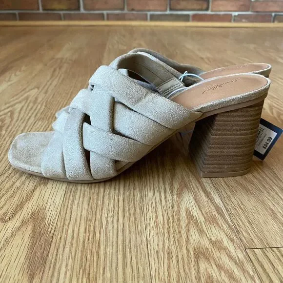 Universal Thread Andy Mule Heels Tan 9 - Picture 4 of 7